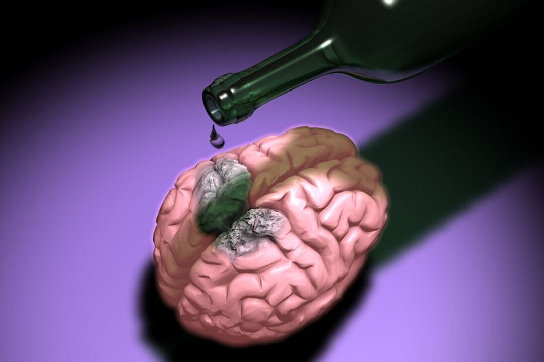 как алкохолът влияе на мозъка